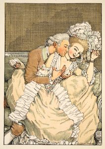 急いで恋人、1918 作： Konstantin Andreevic Somov
